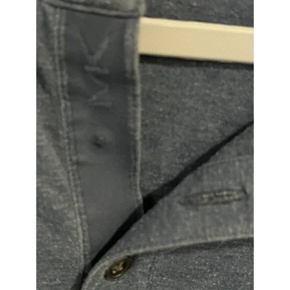 Michael Kors Polo Shirt Mens Medium Blue Embroidered Logo Collared Short Sleeve - Picture 6 of 9